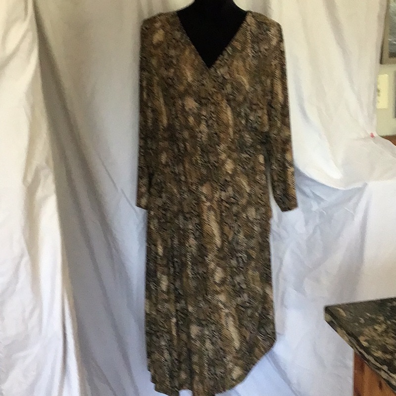 Sexy Fall Snake Skin Dress
